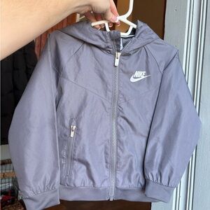 3T Gray Toddler Nike Charcoal Zip-Up Light Mesh Lined Jacket